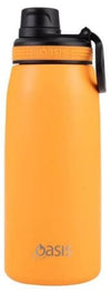 Oasis S/s Double Wall Insulated Sports Bottle W/ Screw-cap 780ml - Neon Orange