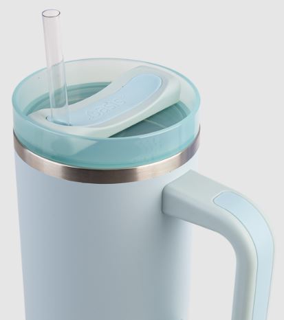 Oasis Commuter Travel Tumbler 1.2l - Stainless Steel Double Wall Insulated - Sea Mist