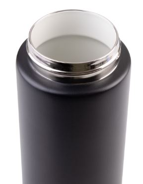 Oasis Ceramic Lined Stainless Steel Triple Wall Insulated "moda" Drink Bottle 700ml - Black