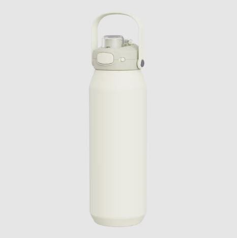Oasis Ceramic Lined S/s Triple Wall Insulated "capri" Drink Bottle W/ Quick Release Lid 1l Alabaster Insulated Bottles The Cooks Kitchen 