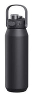 Oasis Ceramic Lined Stainless Steel Triple Wall Insulated "capri" Drink Bottle With Quick Release Lid 1l - Black Drink Bottles The Cooks Kitchen 