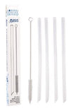 Oasis 'moda' Drink Bottle Straws S/4 With Cleaning Brush