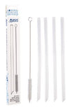 Oasis 'moda' Drink Bottle Straws S/4 With Cleaning Brush