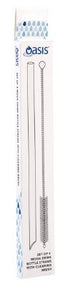Oasis 'moda' Drink Bottle Straws S/4 With Cleaning Brush