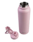 Oasis Stainless Steel Double Wall Insulated 'challenger' Sports Bottle With Quick Realease Cap 1.1l - Blush