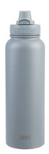 Oasis Stainless Steel Double Wall Insulated 'challenger' Sports Bottle With Quick Release Cap 1.1l - Hazy Blue