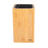 Appetito Square Universal Knife Block - Bamboo Knife Storage The Cooks Kitchen Mandurah 