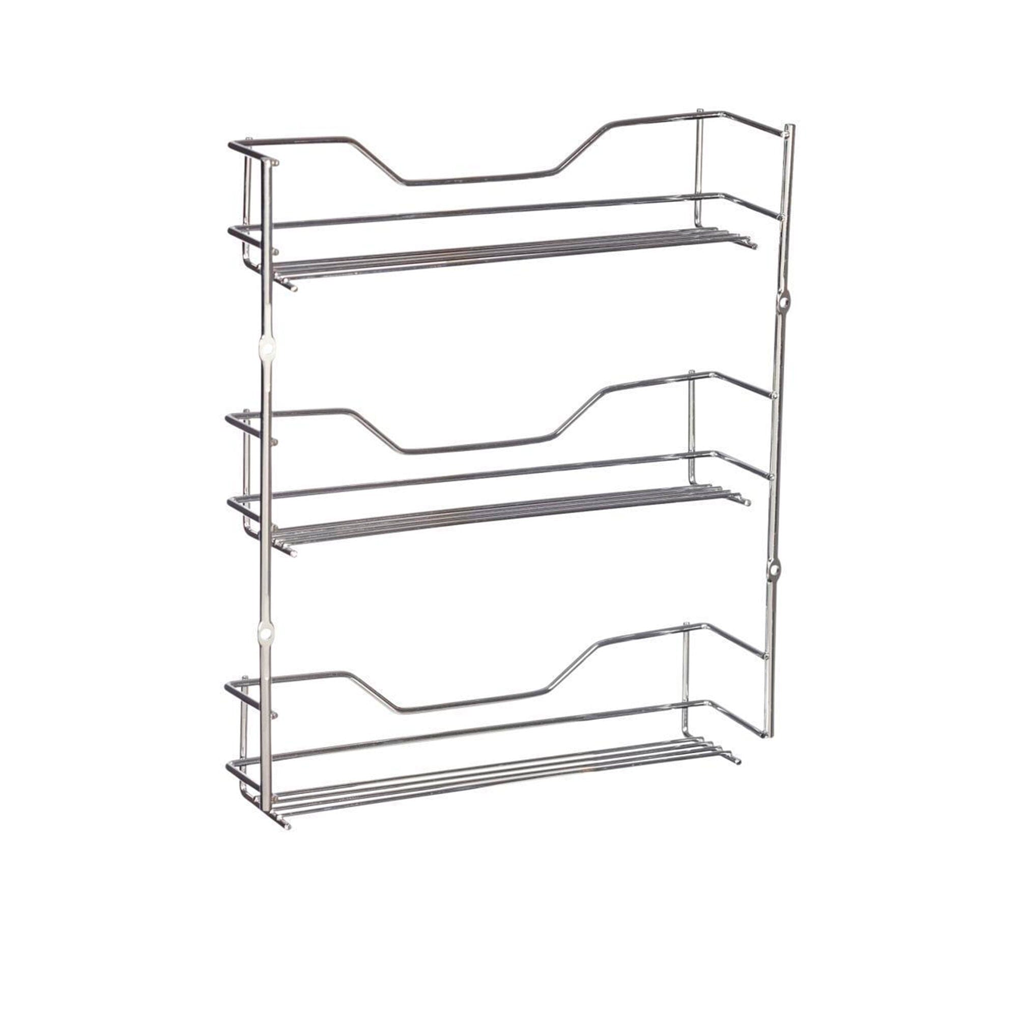 3 Tier Spice Rack - 18 Bottle Capacity - Chrome Herb & Spice Storage The Cooks Kitchen 