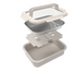 Alfresco Lane ;chill And Carry' Grazing Box Mushroom Grey 38x29x10cm