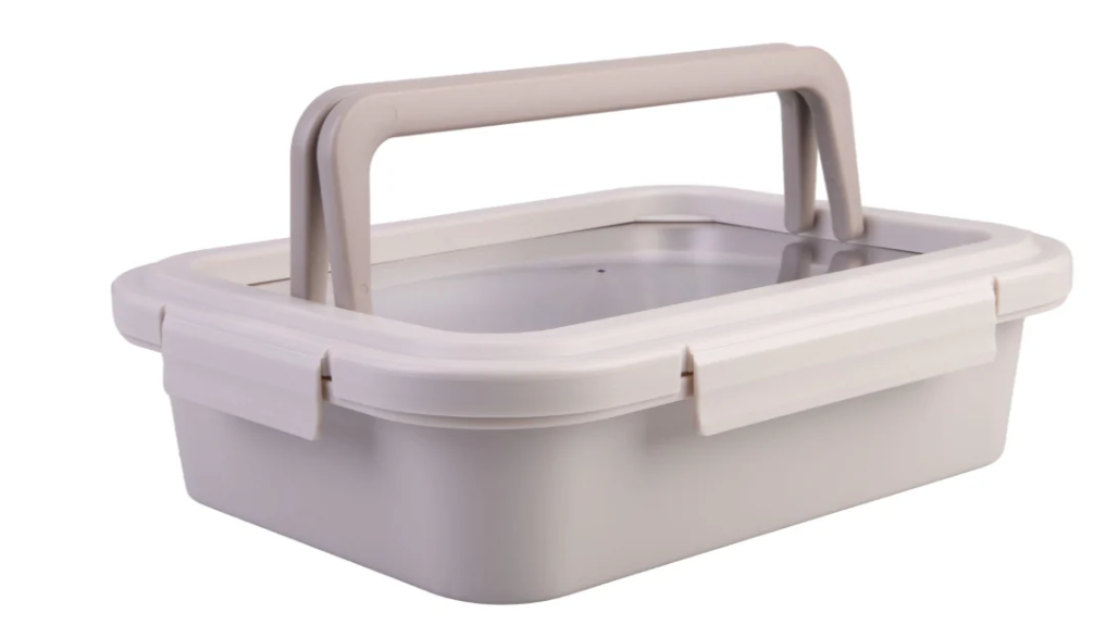 Alfresco Lane ;chill And Carry' Grazing Box Mushroom Grey 38x29x10cm