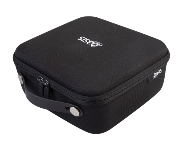 Oasis Insulated Lunch Box With Ice Flex Tub Lining 2.5l Black