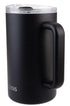 Oasis Ceramic Lined Stainless Steel Triple Wall Insulated Water Pitcher 1.5l - Black