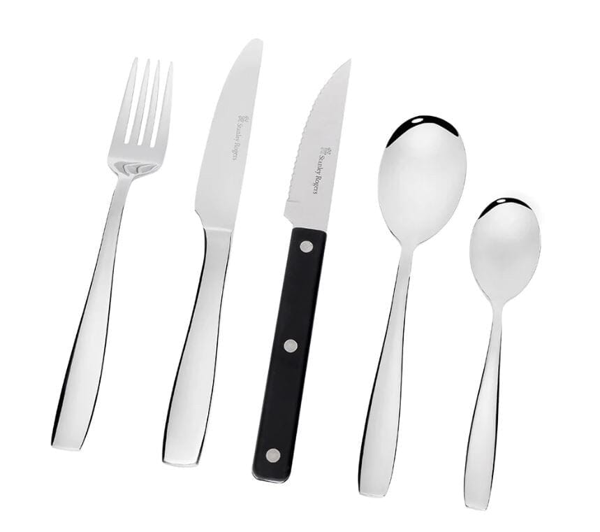 Stanley Rogers Amsterdam 40 Piece Set With Steak Knives Cutlery Sets The Cooks Kitchen Mandurah 