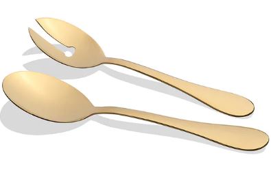 Stanley Rogers Albany Gold Salad Servers - 2pc 