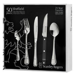 Stanley Rogers Sheffield 50pc Cutlery Set Cutlery Sets The Cooks Kitchen 