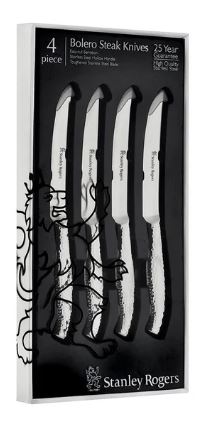 Stanley Rogers Bolero Steak Knives 4pk