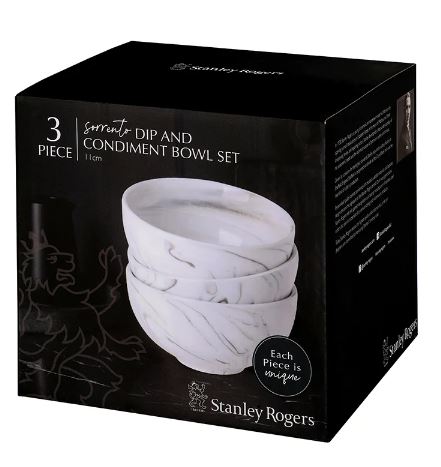 Stanley Rogers Sorrento Dip Bowl Set - 11cm 3pc