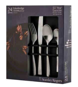 Stanley Rogers Edenbridge Cutlery Set 24pc Cutlery Sets The Cooks Kitchen 