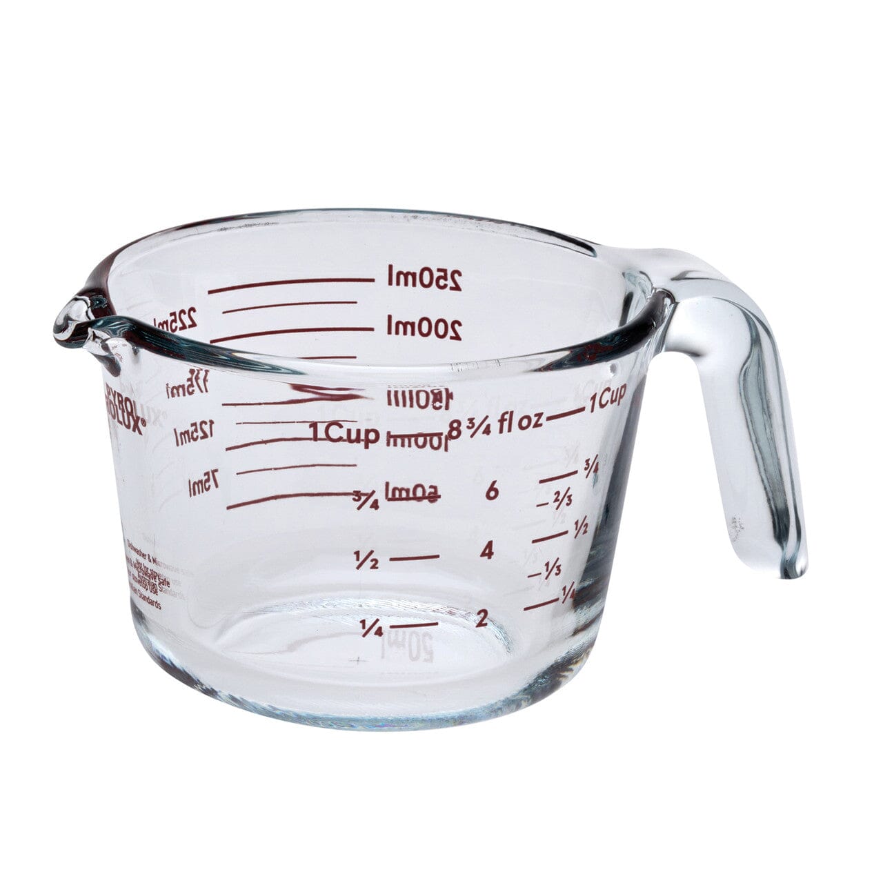 Pyrolux Glass Measure Jug - 250ml/1 Cup Measuring Bowls & Jugs The Cooks Kitchen 