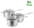 Pyrolux Pyrohex 3 Piece Saucepan Set 16/18/20cm Non-Stick Cookware Sets The Cooks Kitchen 