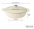 Pyrochef Round Chef Fan 30cm/5l - Meringue
