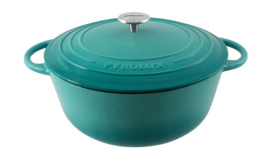 Pyrolux Pyrochef Round French Oven 24cm/4l - Aquamarine