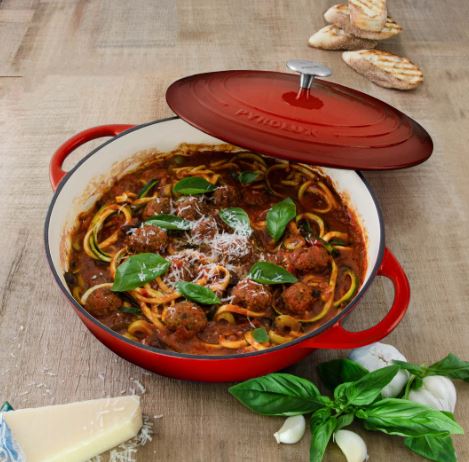 Pyrochef Round Chef Pan 28cm/4l Chilli Red