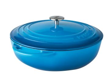 Pyrochef Round Chef Pan 28cm/4l Ocean Blue