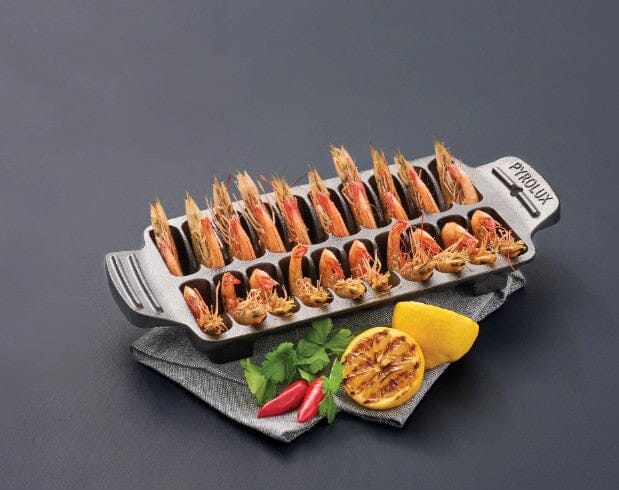 Pyrolux Pyrocast Prawn Grill Tray Cast Iron The Cooks Kitchen 