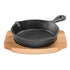 Pyrocast Skillet 13.5cm W/ Maple Tray Frypan - Chef Pan - Saute Pan The Cooks Kitchen 