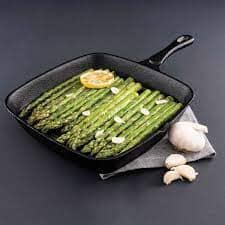 Pyrolux Pyrocast Square Grill Pan 25x25x3.5cm Oven to Tabletop The Cooks Kitchen Mandurah 