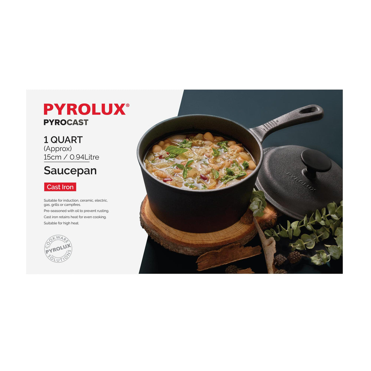 Pyrocast Saucepan 15cm/0.94l