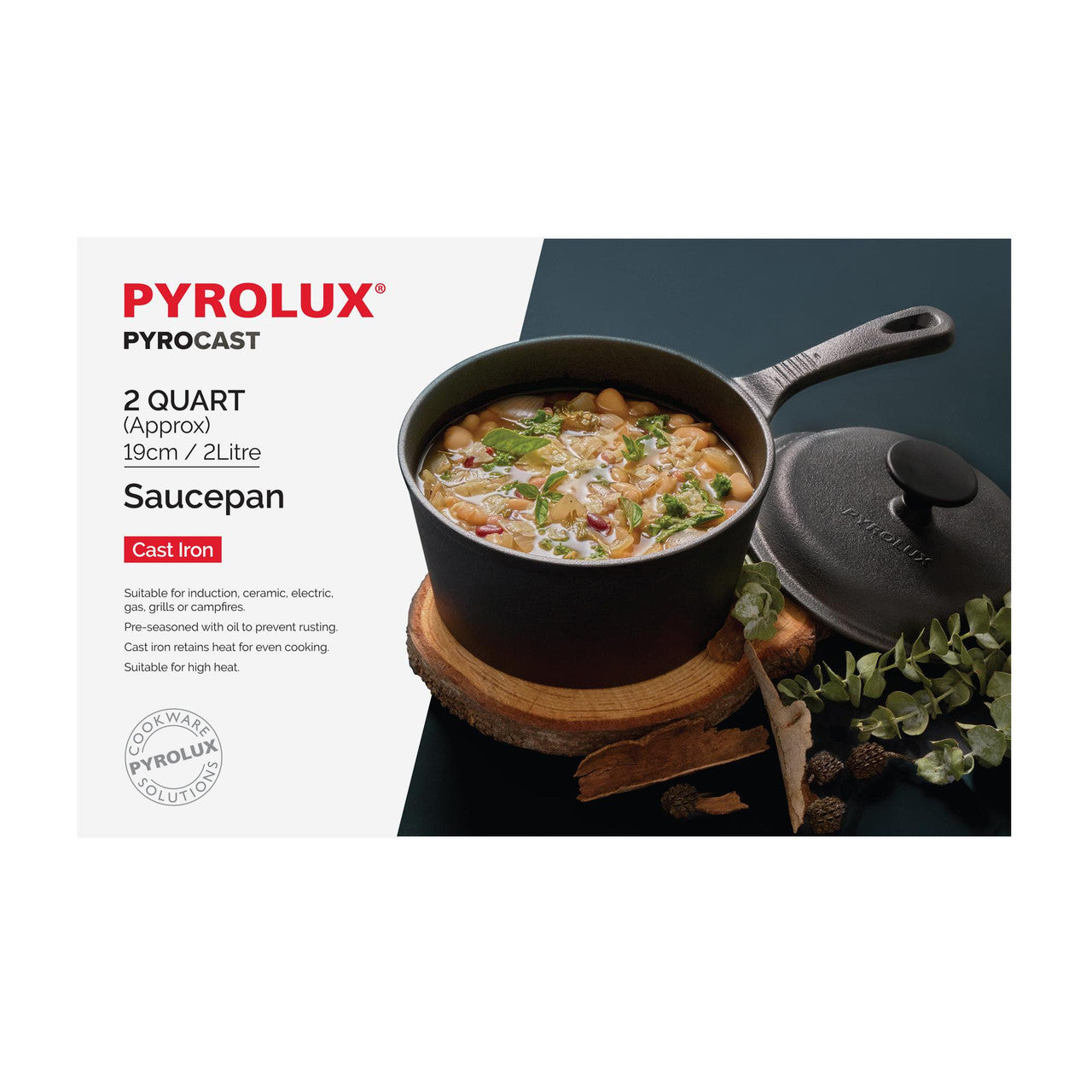 Pyrocast Saucepan 19cm/2l