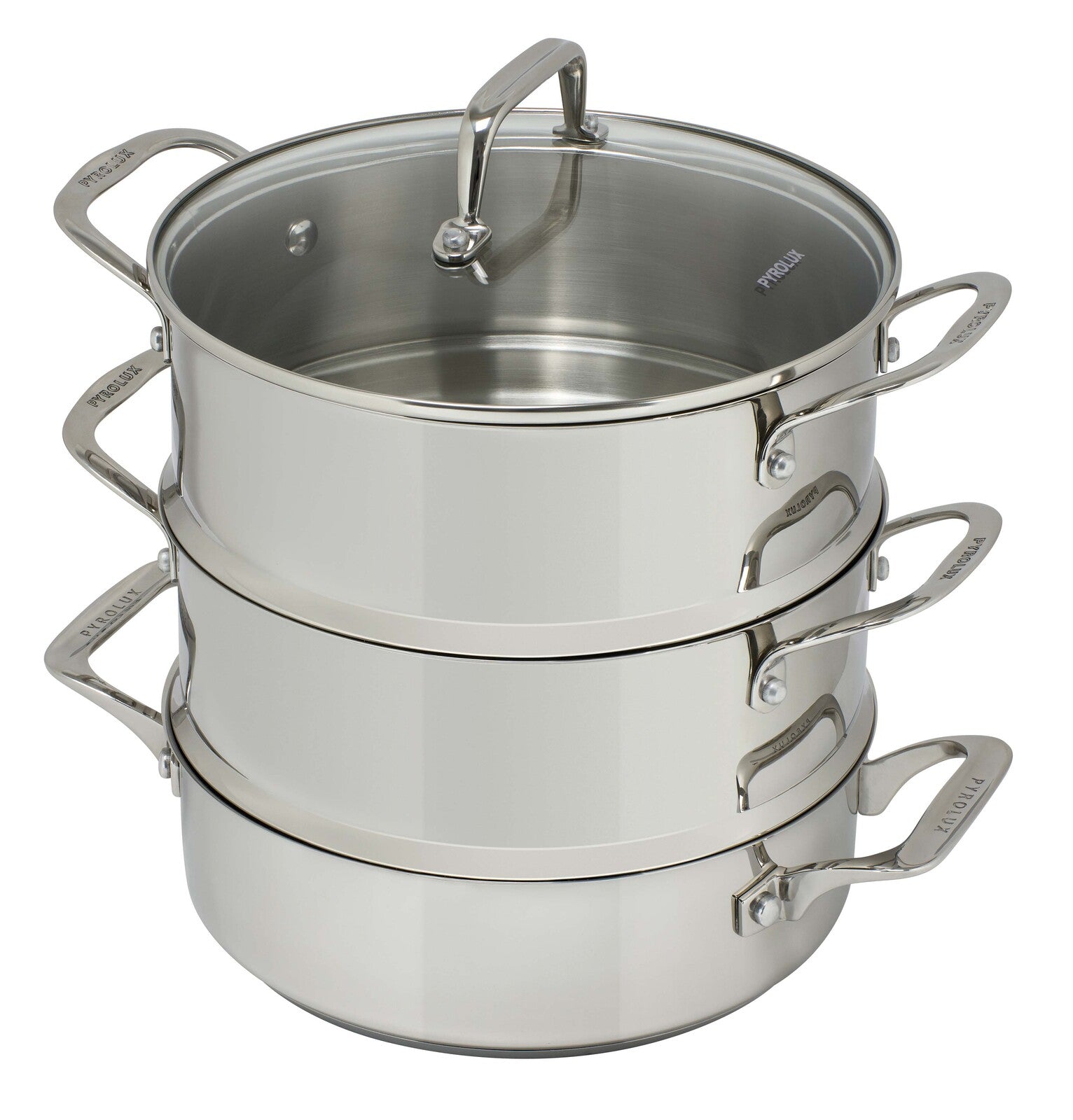 Pyrosteel 3 Tier 24cm Steamer Set 