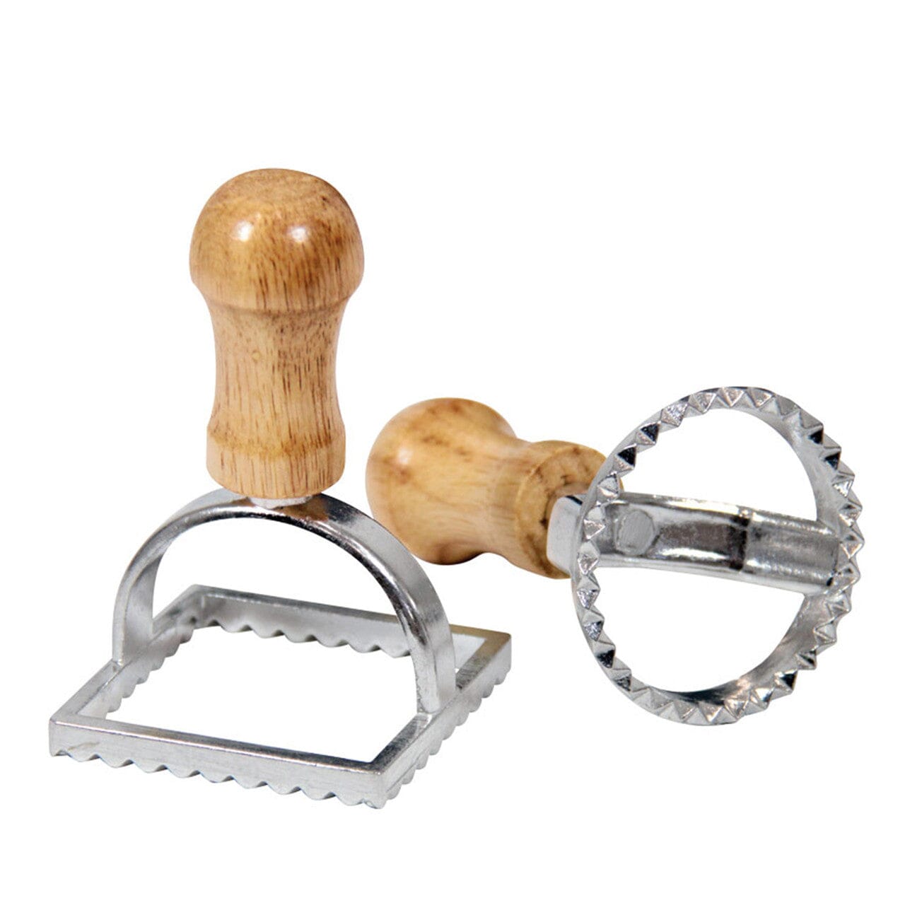 Round & Square Ravioli Cutter Set Of 2 Pasta Accessories The Cooks Kitchen 