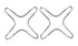 Gas Stove Ring Reducer/trivet S/2 Lids & Splatter Guards The Cooks Kitchen 