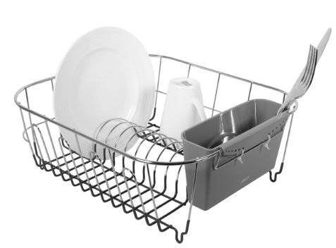 Avanti Slimline Dish Rack Small Grey