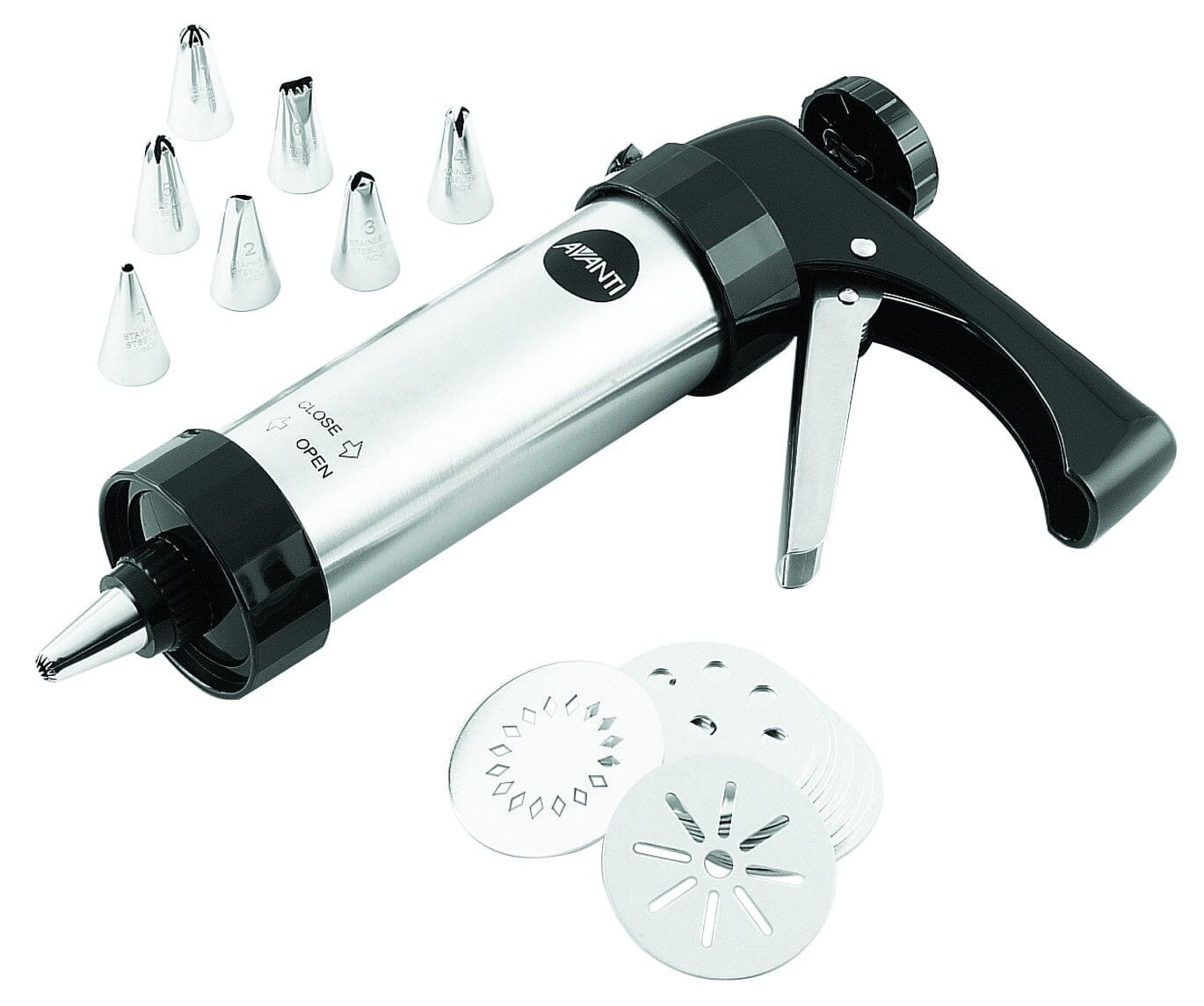 Avanti Cookie Press And Icing 22 Piece Set In Luxury Box Cake & Cookie Decorating The Cooks Kitchen Mandurah 