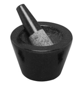 Avanti 13cm Conical Black Mortar And Pestle Mortar & Pestle The Cooks Kitchen 