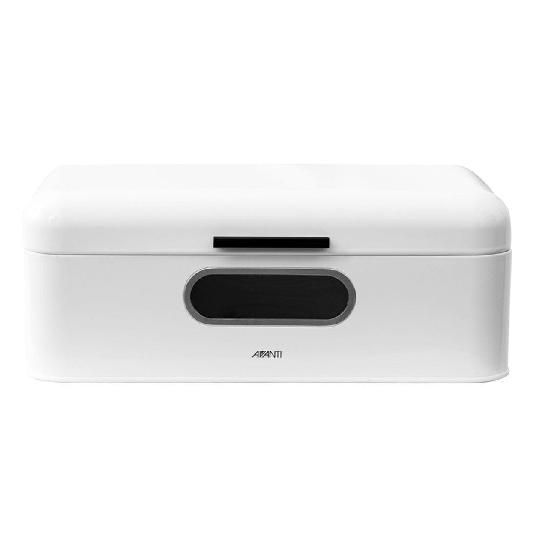 Avanti Retro Bread Bin With Window - White Bread & Butter Storage The Cooks Kitchen Mandurah 