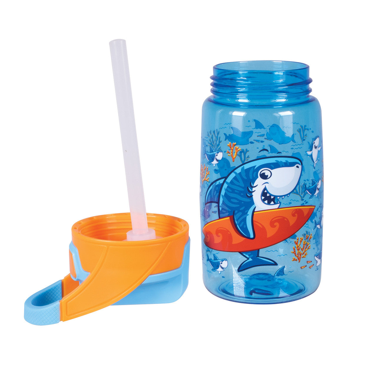 Avanti Yumyum Tritan Bottle 450ml - Surfing Shark