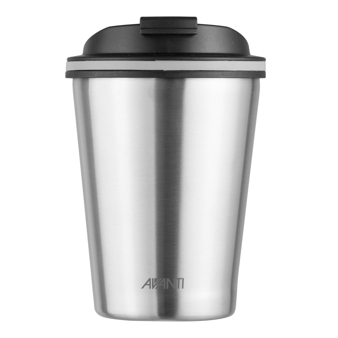 Avanti 236ml Go Cup Double Wall Insulated S S Travel Outdoor Mug W Lid Brushed