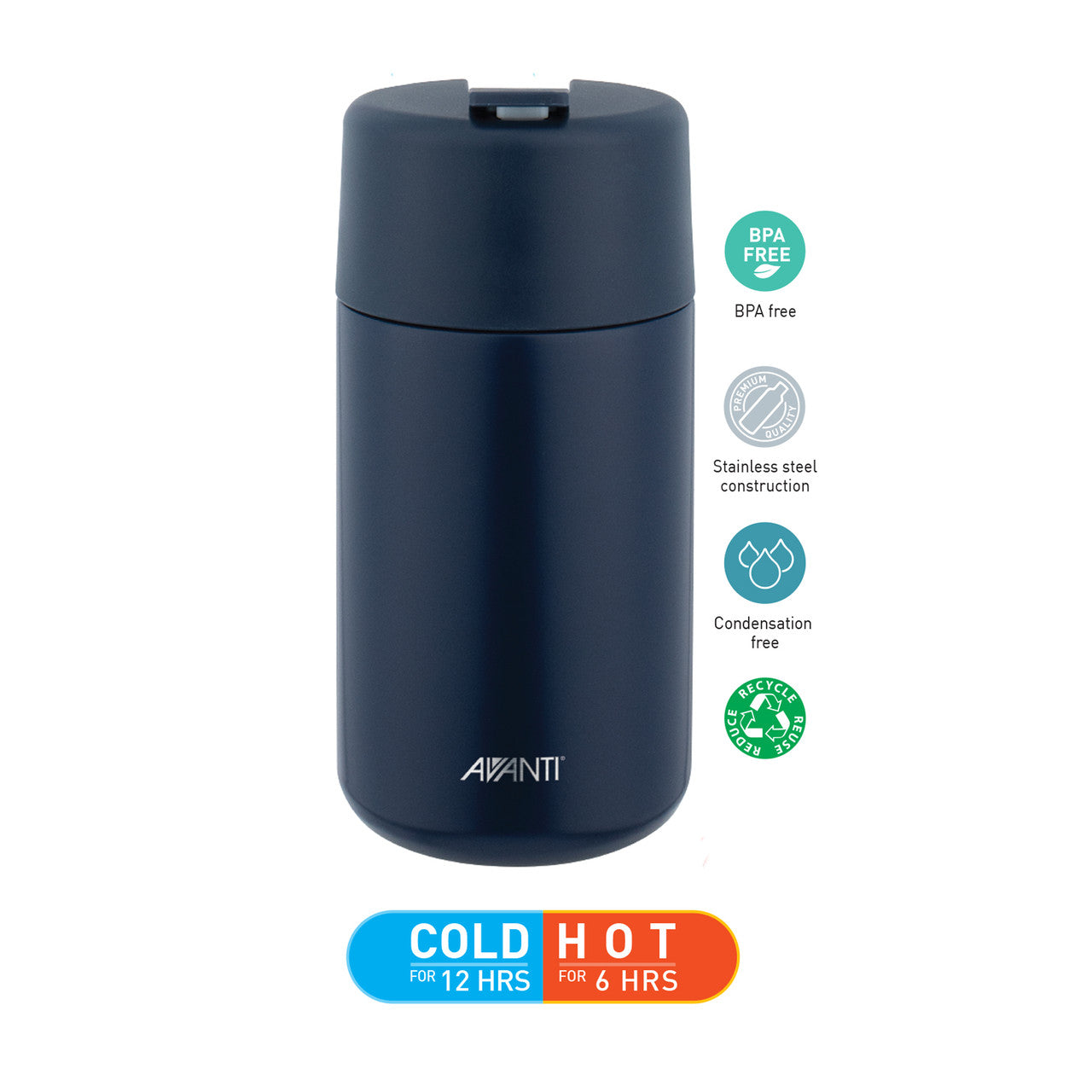 Avanti Brew Travel Cup 400ml - Navy