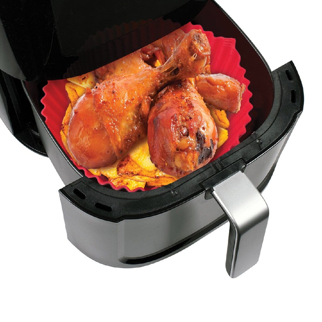 Avanti Airfryer Round Silicone Insert - Set/2 23.5 X 22 X 7.5cm Air Fryer The Cooks Kitchen Mandurah 