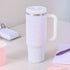 Avanti Hydroquench Insulated Tumbler With Two Lids, 1l - Luxe White