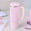 Avanti Hydroquench Insulated Tumbler With Two Lids, 1l - Luxe Pink