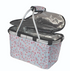 Kalstert Two Handle Insulated Carry Basket With Zip Lid Blossoms