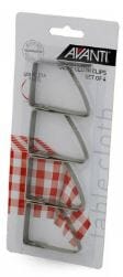Avanti Stainless Steel Table Cloth Clip - Set Of 4 The Cooks Kitchen 