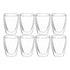 Avanti Caffe Twin Wall Glass - Set Of 8 - 250ml