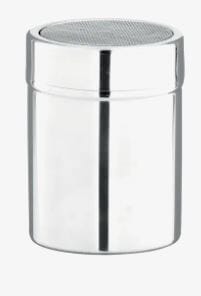 Avanti Stainless Steel Shaker With Mesh Top Chocolate & Cinnamon Mills The Cooks Kitchen 